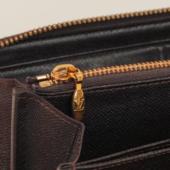 Louis Vuitton Zippy Fusain Monogram Idylle Mini Lin Monogram Zip Wallet - Picture 9 of 11
